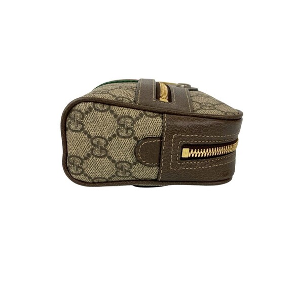 Nearly unused GUCCI GG Supreme Ophidia leather